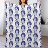 Princess Margaret from the Crown Throw Blanket Cozy Throw Blanket Birthday Gift for Him Her