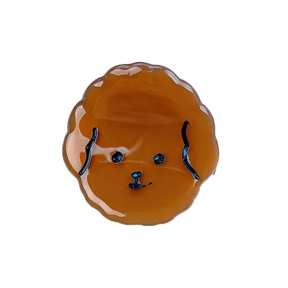 Cartoon puppy acetic acid claw clip temperament cute mini hair clip side clip hair clip hair accessory