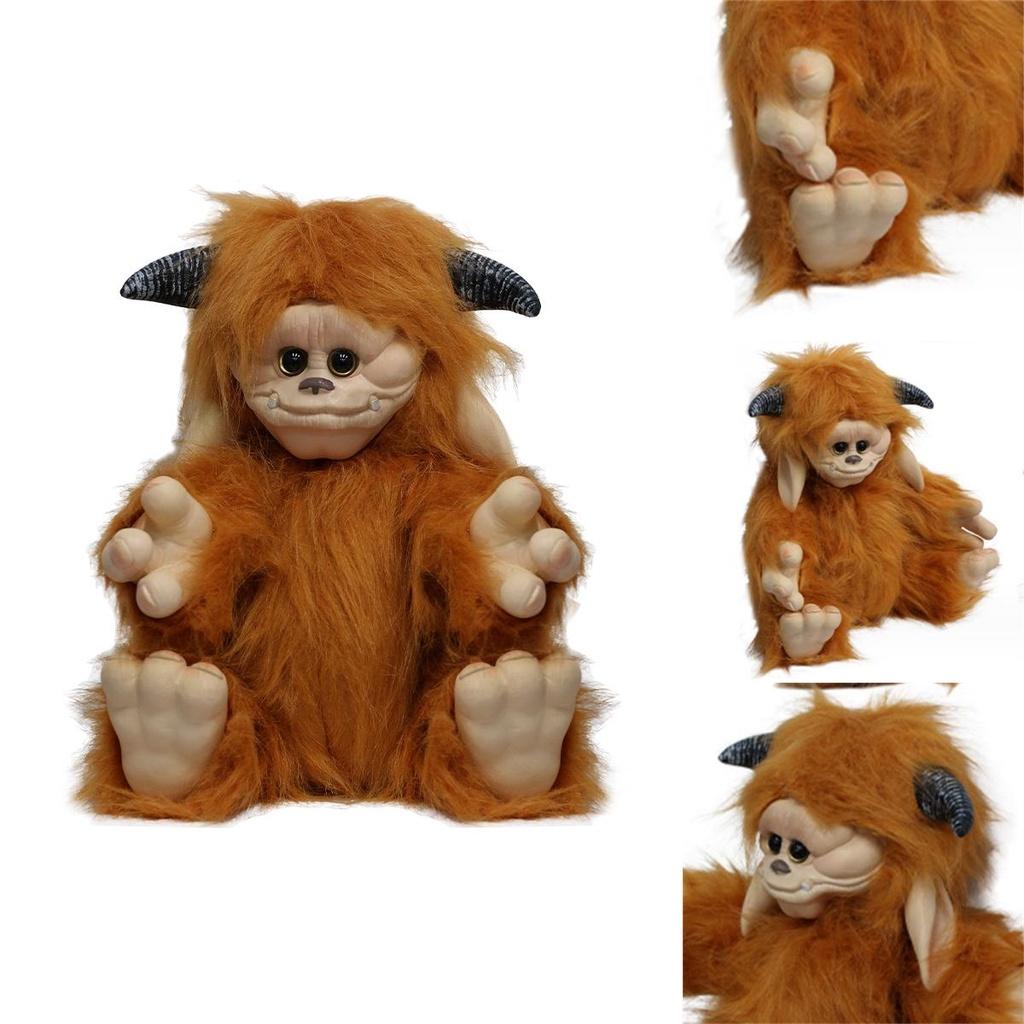 Halloween Plush Monkey Baby Cosplay Toy Decoration Soft And Funny Stuffed Animal Figure