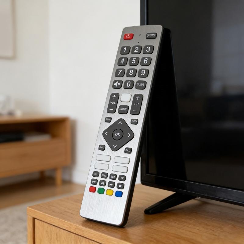 Replacement IR Remote Control For RMC0133 Digital TVs Easy Setups Ergonomic Key Long Lasts Build