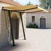 VidaXL Automatic Retractable Awning with Posts Patio Awning Balcony Awning Garden Outdoor Window Shading 3070128