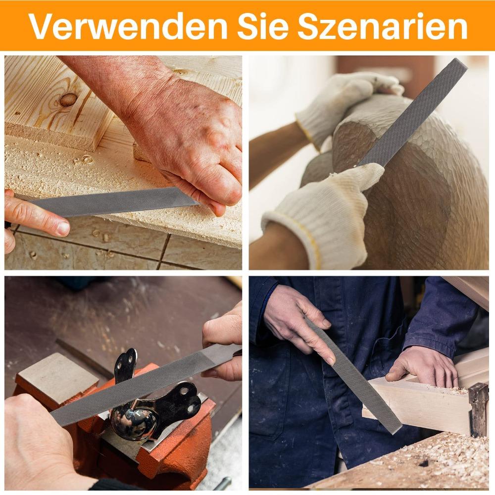 Magas szénacél lapos fémreszelő 6 hüvelykes kézi reszelők fémhez reszelőszerszám lapos reszelő fa