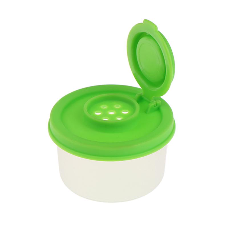 

Мини Солонка и Перечница Пикник Уличная Кухня Ланч-бокс Путешествия Специи Прозрачная Цветная Крышка Пластиковая Герметичная Банка Диспенсер зелёный