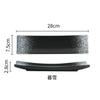 Japanese Ceramic Creative Boat Board Sushi Board Style Leaf Sashimi Board Japanese Tableware.