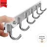 Jujie Stainless Steel 6-Hook Wall Hanger