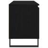 TV Stand Black Oak Effect 104 x 35 x 50 cm Engineered Wood