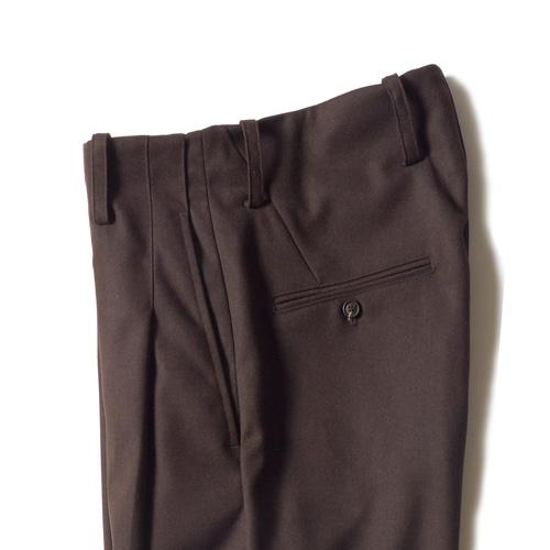 EASE Pleated Pants_Brown
