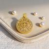 Inlaid Fortune Vajra Compass PendanChinese Brand Jewelry Manufacturer  Eco-friendly Cyanide-Free Gold Plating Technologyt  DZ716