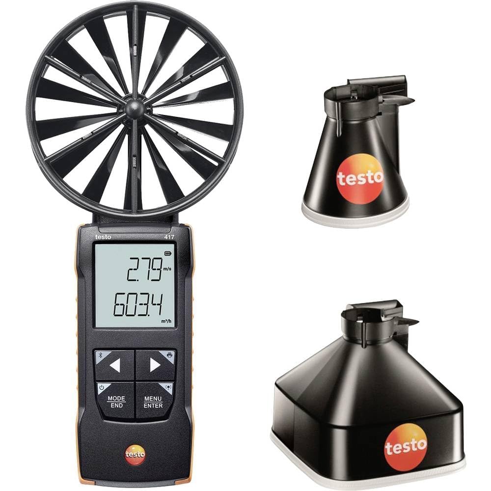TESTO Anemometer Testo 417 Funnel Set 1 0563 1417