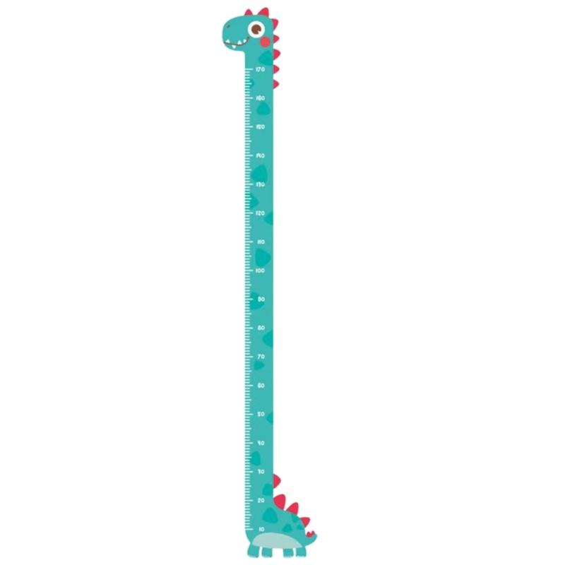 Cute Cartoon Children s Height Chart Sticker Fun and Educational Dinosaur/Giraffe Wall Height Measuring Ruler Decor