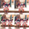Nezha Short Cute Plush Stuffed Doll Keychain Pp Cotton Fill Backpack Decor