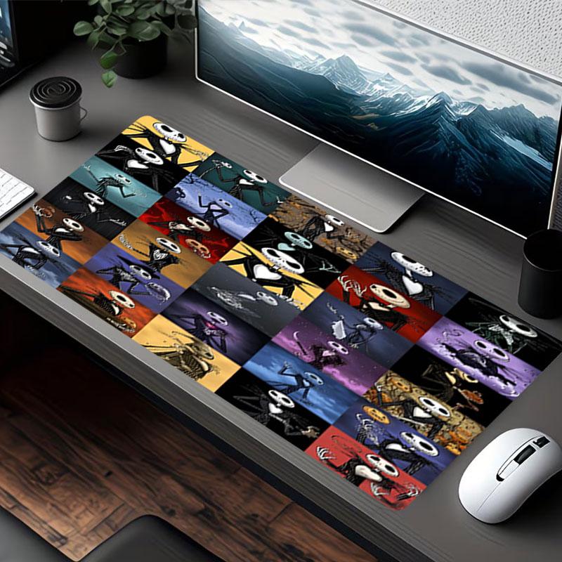 The Nightmare Before Christmas Print Mouse Pad, for Keyboard Pad Laptop PC Mat for Office Home Use, Desk Decor, Perfect Birthday Gift for Gamers