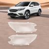 Pair of Clear Headlight Lampshade Lens Covers for 2012 13-2014 Honda CRV - Direct Replacement Left & Right Front Headlamp Covers