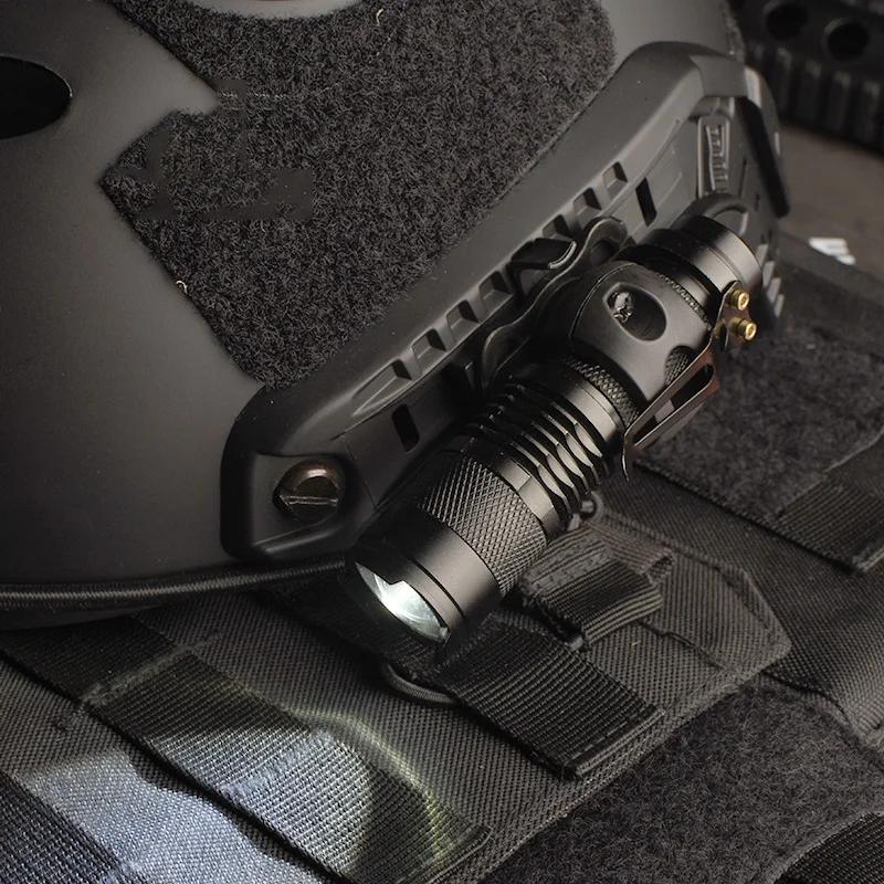 1pcs 20-30mm Helmet Special Lighting Flashlight Support Tactical Helmet Jig Adapter Outdoor Sports Riding Rail Accessories