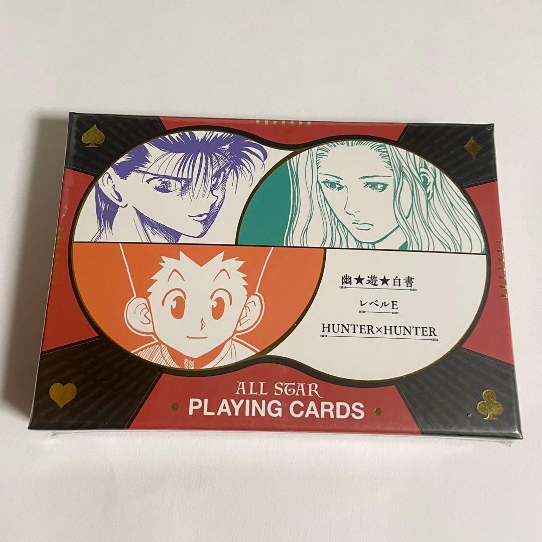 Used [New unopened item] Yoshihiro Togashi Exhibition All Star Foil Stamped Playing Cards