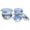 Yileya 6-Piece High Borosilicate Glass Food Storage Container Set