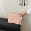 Fashion Simple Solid Color Simple Versatile Clutch Bag Light Luxury Urban Commuting Temperament Handbag Small Square Bag