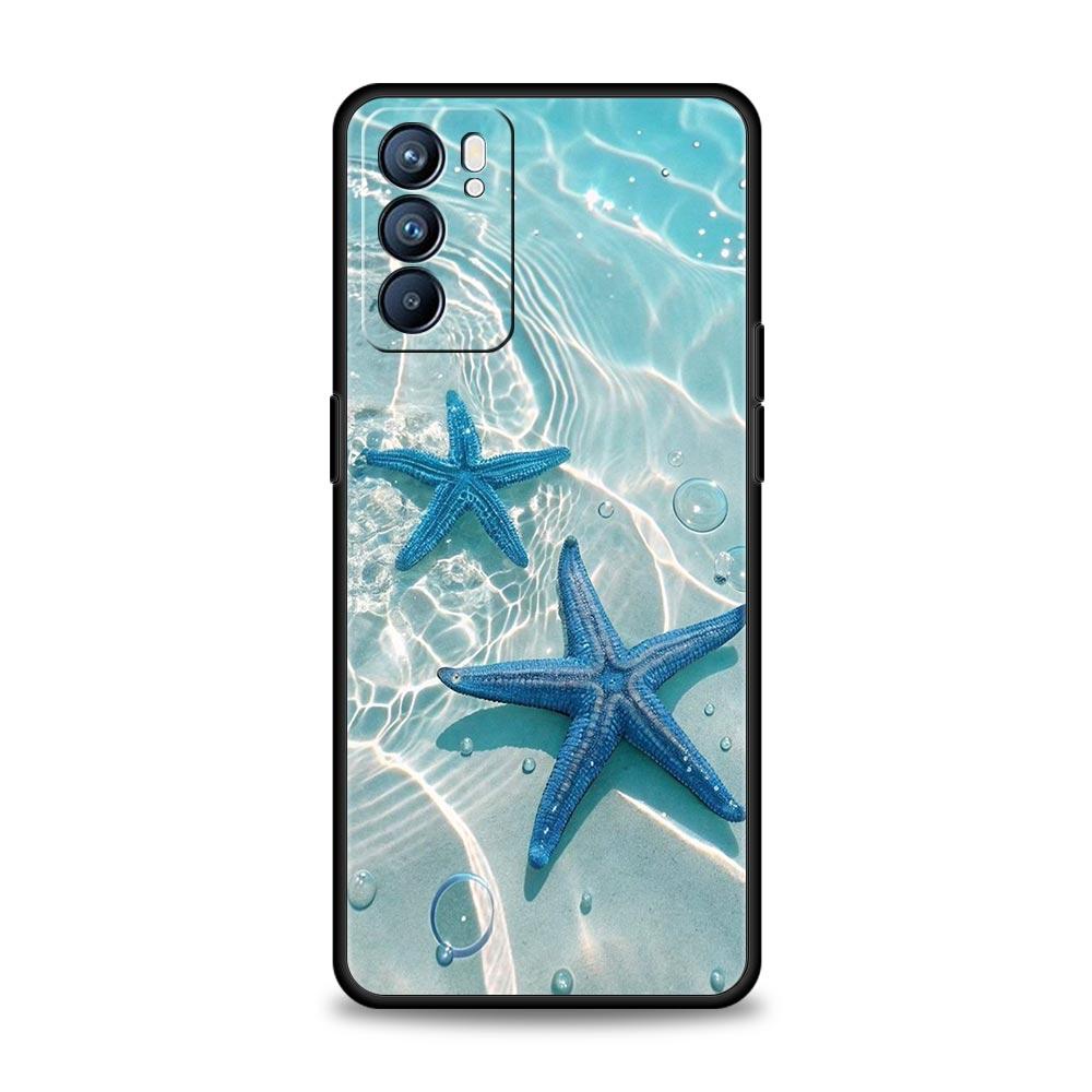 

Чехол для телефона Морской дельфин для Oppo A54 A53 A52 A15 A95 A16 A78 A79 A80 A98 4G Find X5 X6 Reno10 12 13 F Pro 5G Oppo A52