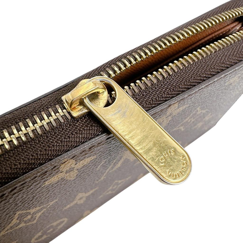 Louis Vuitton Monogram Zippy Wallet Long Wallet Purse Monogram Canvas  M42616 Used