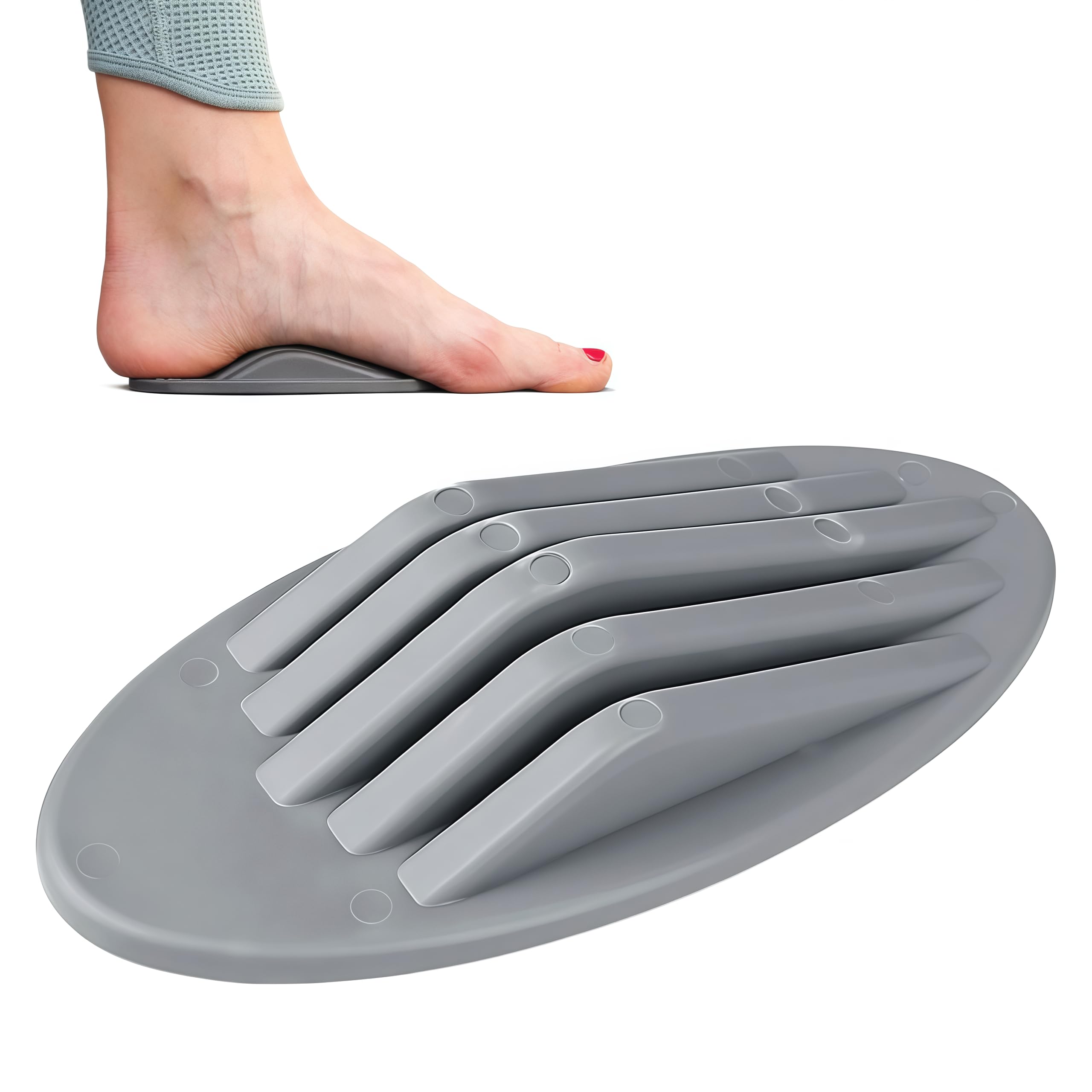 

your Relax with soothing Foot sole foot plantar fascia foot sole flat foot health goods [Enliven feet! stimulation] massage, reflexology, release, серый