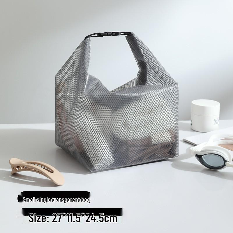 Large Capacity Transparent Waterproof Swim Bag & Portable Shoulder Travel Beach Handbag