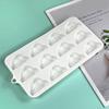 12-Cavity Mountain Silicone Mold Baking Tool Mousse Cake Decorating Mold for Making Chocolate Candy Candle Soap