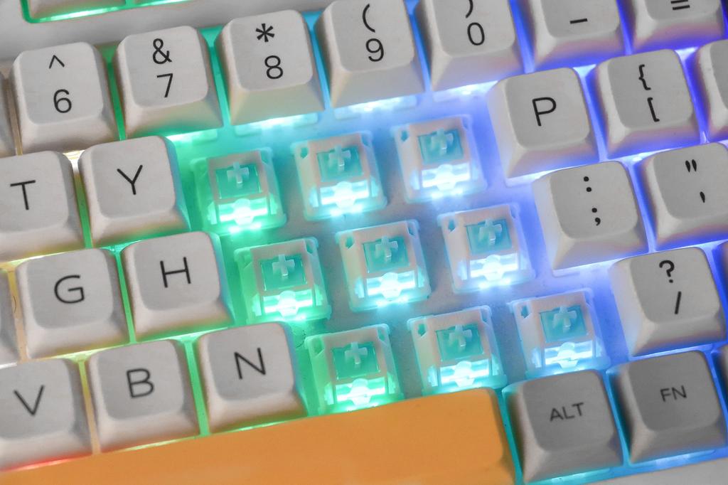 EPOMAKER Jade Blossom Keyboard Switch LY Stem Full POM Housing for Gaming Keyboard Linear 5 Pin Switch 30pcs Jade Blossom Pre-lubricated (Linear,