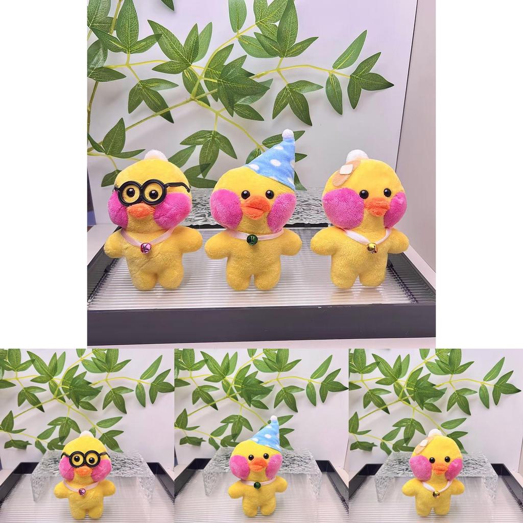 Charming Cartoon Duck Plush Toy Keychain With Cute Designs And Ultra Soft Fill