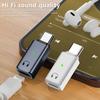 Type-C Wired Earphone Audio Aux Adapter For Lightning For Iphone For Ipad For Macbook Laptop Wired Headset Converter Otg
