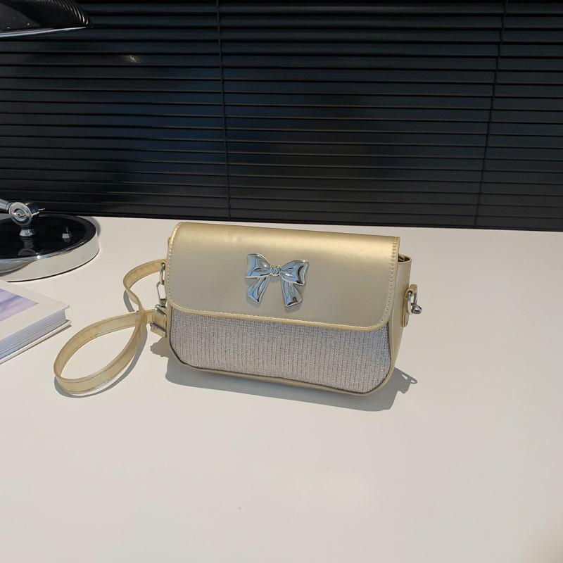 Fashionable New Butterfly Knot Shoulder Bag Trendy Minimalist Small Handbag