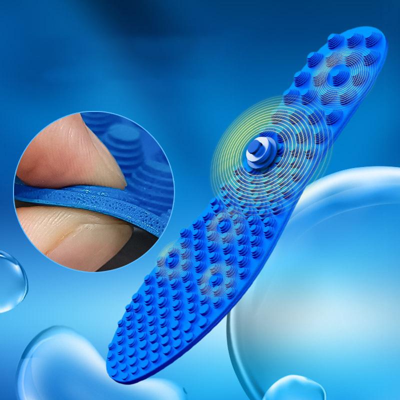1Pair Massage Insoles For Feet Comfort Shock Absorption Shoes Insole Men Women Shoe Sole Soft Acupressure On Foot Shoe Pads
