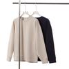 Autumn and Winter 0 Warm Solid Color Crew Neck Sweater Men's and Women's Simple Loose Casual Versatile Top