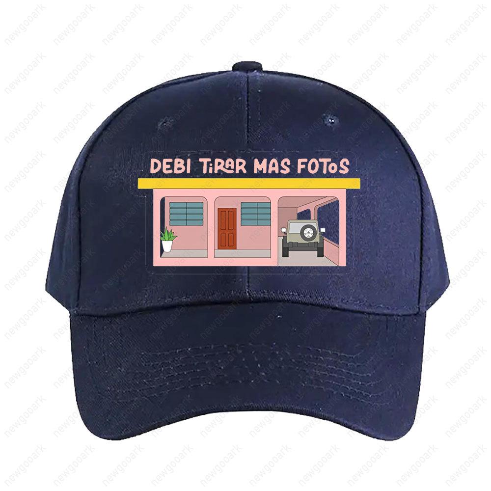 Debi Tirar Mas Fotos Pink House Aesthetic Cap Summer Women Unisex Adult Fashion Casual Adjustable Printed Baseball Caps Trucker Cap