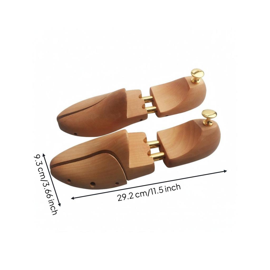 FullShape Shoe Tree with Construction Adjustable Wood Wooden for Everyday Footwear