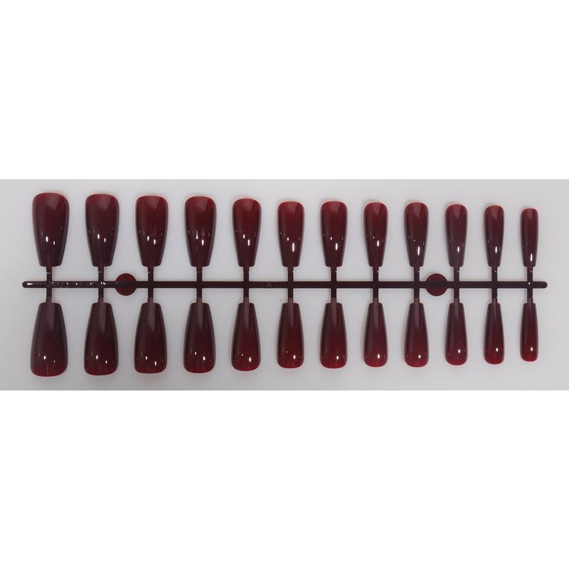 

24 шт./комплект DIY Quick Nails Довгі балетні глянцеві одноколірні накладні нігті Багатокольорові смужки Готовий одяг для нігтів