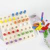 Children Educational Wooden Puzzle Toy For Color Recognition Practice And Exploration 3+