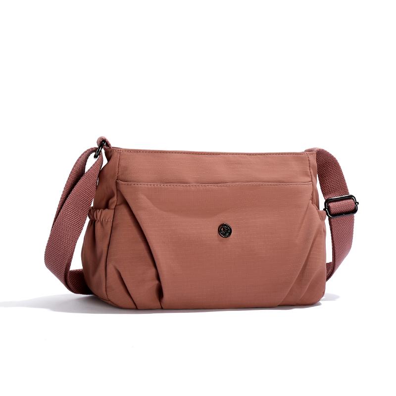 Solid Color Shoulder Bag Women's Lightweight Outdoor Small Square Bag Commuter Crossbody Bag