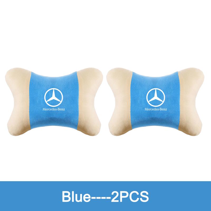 SFX1  Car Neck Pillow Snap-in Installation Headrest Comfortable Head Cushion For Mercedes Benz A C E S Class CLA GLC GLB GLE GLS W213
