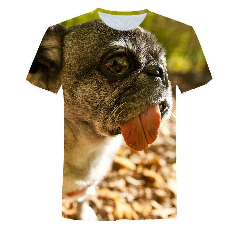 Летняя мужская футболка с милым принтом в виде мешочка 3D — фото 12