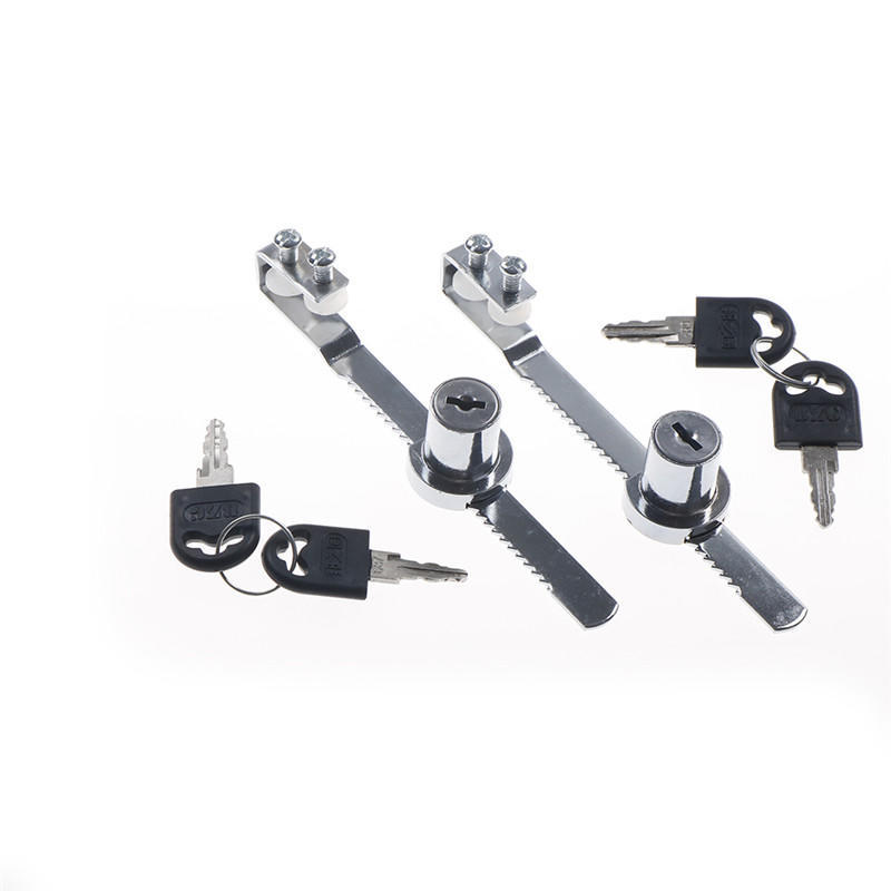 გამძლე პრაქტიკული კაბინეტის შუშის კარის საკეტი+გასაღებები ქვეწარმავლების ვიტრინის კორპუსისთვის