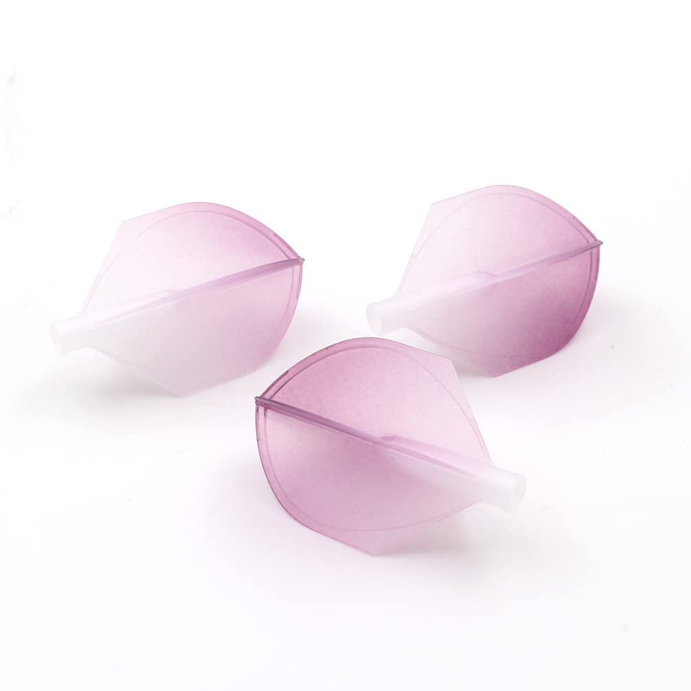 CUESOUL TERO System AK4 Shield with Gradient Dart Flights, Big Wing Shape, Light Purple (CS-AK4+4DPJB)