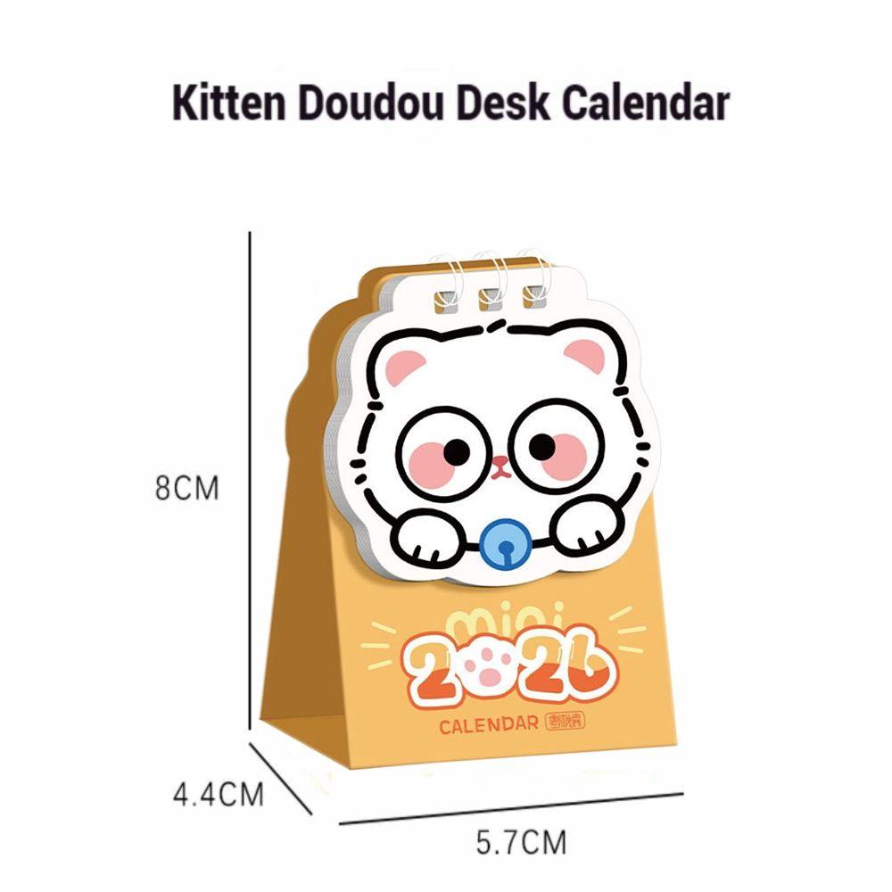 Portable Coil Calendar Mini Schedule Planner Cute Daily Planner  Desktop Ornaments