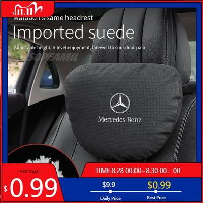 Mercedes Benz A C E V S Classe CLA CLS GLA GLB GLC GLK GLS SLK ML Vito Apoio de Cabeça para Carro Almofada Suave para Pescoço Almofada Lombar para Assento