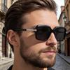 KAJILA Men's Trendy 2026 European Square Frame Sunglasses - Versatile Outdoor Sun Protection