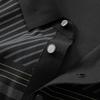 Men's Plus Size Classic Striped Short-Sleeve Polo Shirt