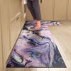Non-slip Crystal Velvet Kitchen Mat Super Absorbent Long Carpets for Bedroom Bathroom Entrance Door Floor Mats