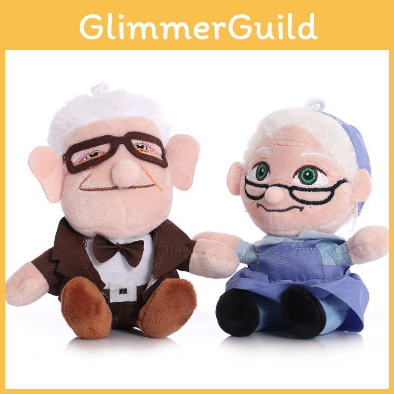 Adorable 8in Up Grandpa Cane Frederickson Plush Toy Cartoon Stuffed Doll