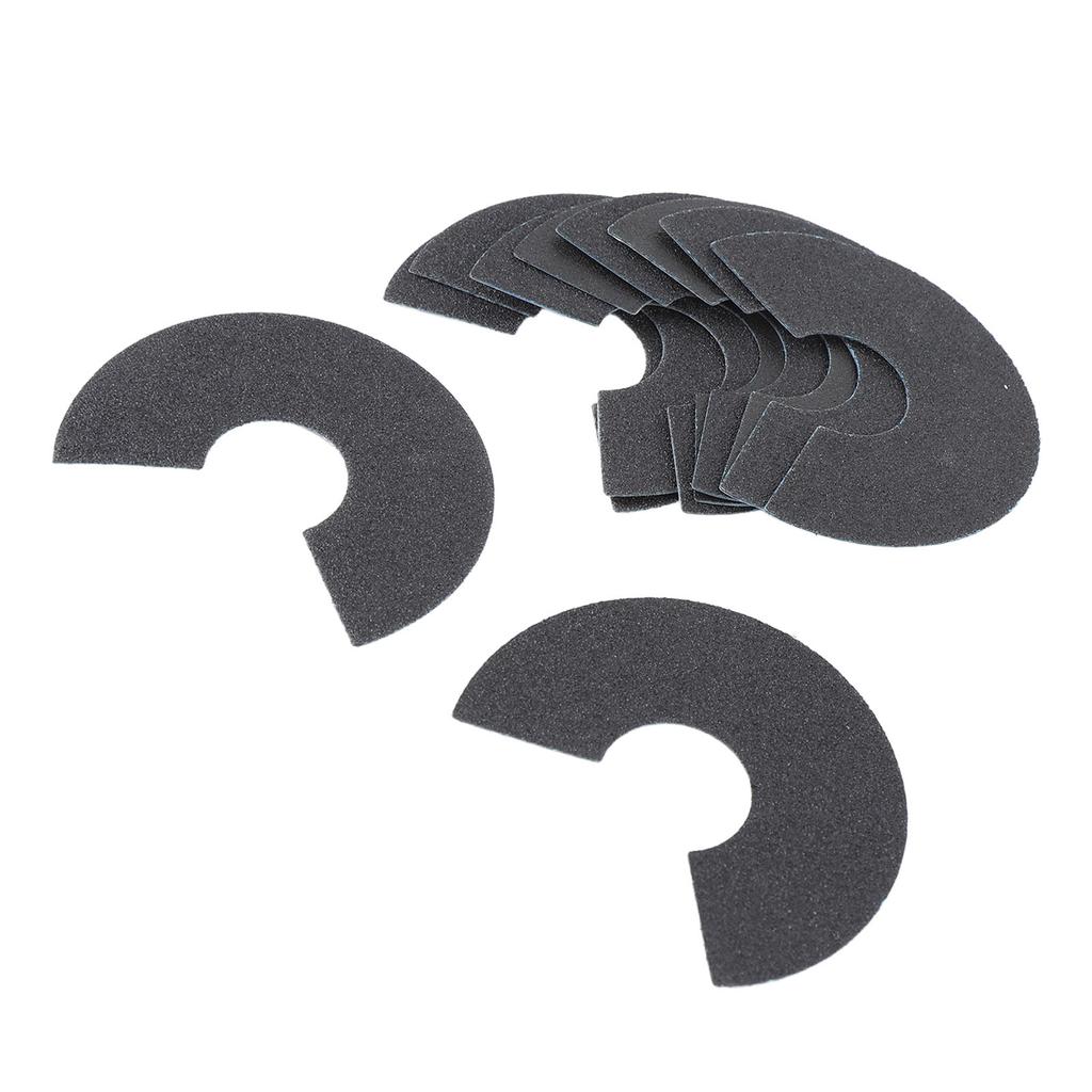 10pcs Bike Front Fork Tube Grinding Tools Less Dust Deburring Sandpaper for Metal Carbon Fiber Round