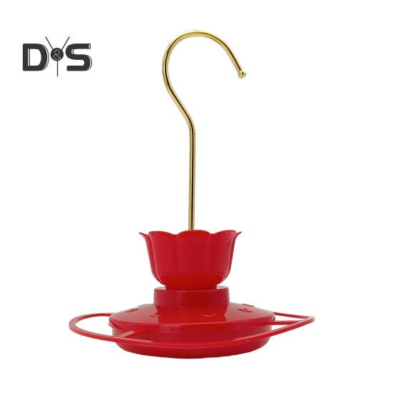 Kolibri-Futterspender, auslaufsicheres Design, Futternapf mit 6 blumenförmigen Futteröffnungen, leicht nachfüllbarer Kolibri-Futterspender