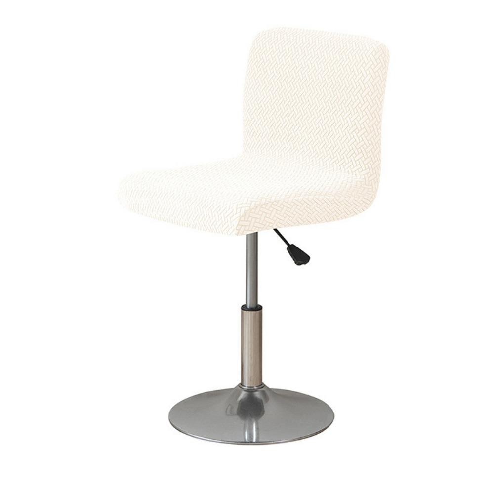 

Stretchable Curved Chair Cover Soft Chair Seat Slipcovers Restaurant Stool Cover for Dining Room